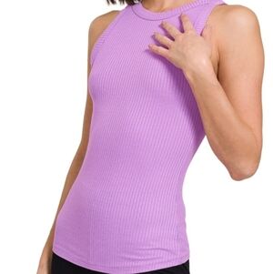 Purple, Pink Or Blue Tank Tops